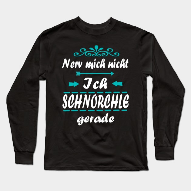 Schnorcheln Meer Unterwasser Korallenriffe Urlaub Long Sleeve T-Shirt by FindYourFavouriteDesign